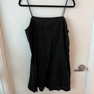 Old Navy black linen dress